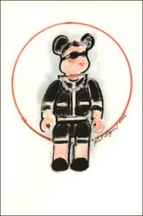 coco chanel bearbrick 1000