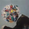 Super A | Sick of Fakeness - schilderij 1
